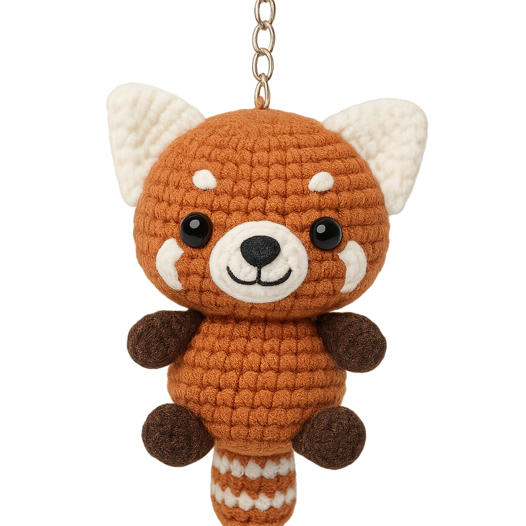 Red Panda Bag Charm